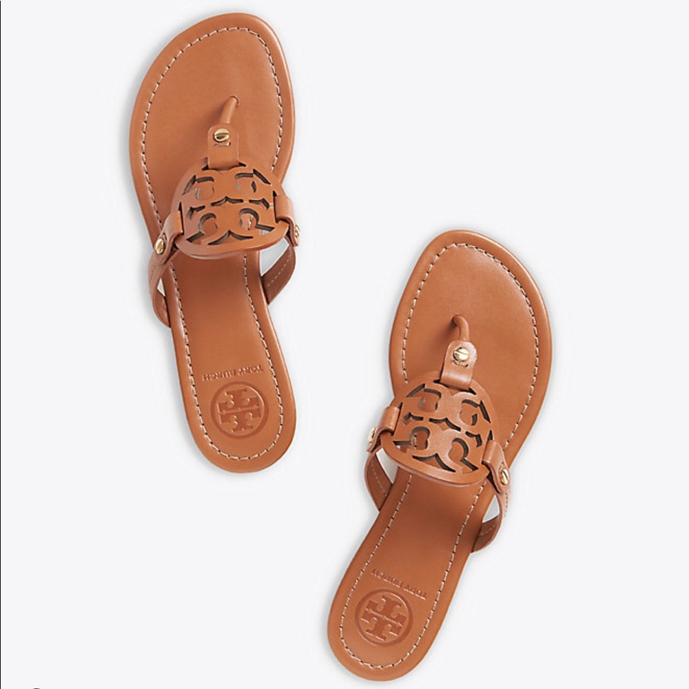 Brown Tory Burch Miller Sandals